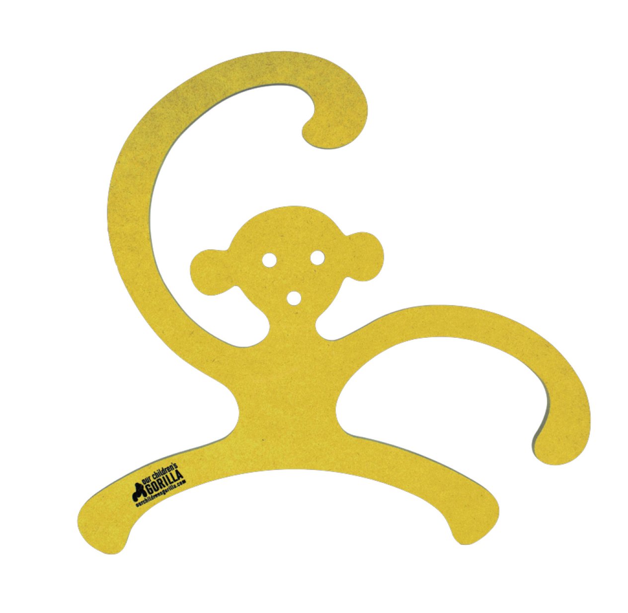 Cintre Singe - Jaune